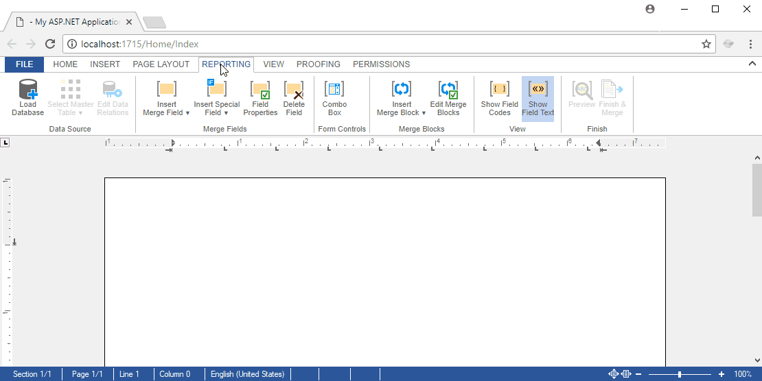 Field overlays with TX Text Control